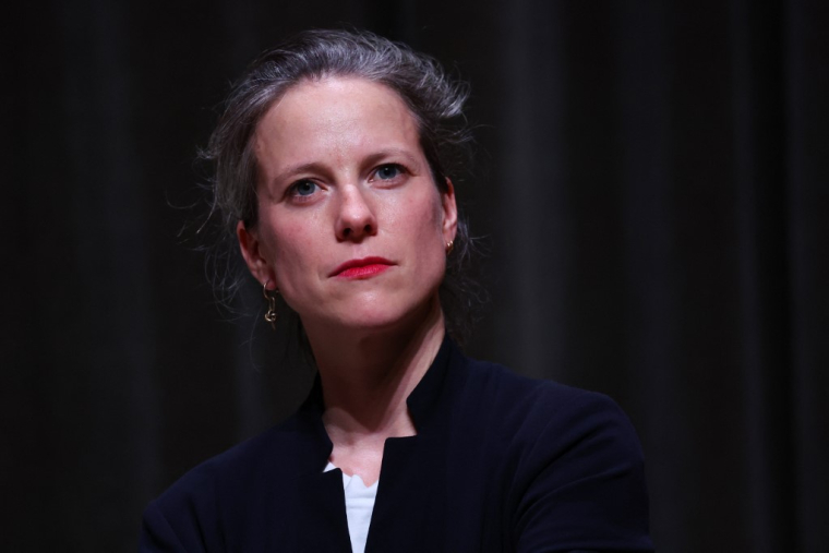 Lucie Castets à Montpellier, le 23 août 2024. ( AFP / PASCAL GUYOT )