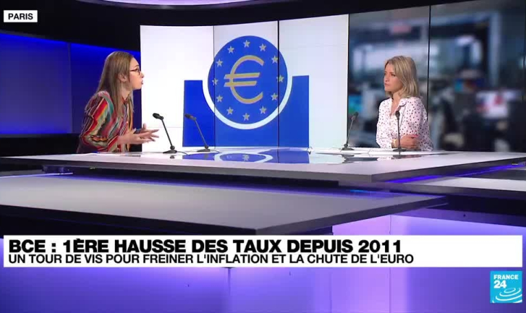 BCE : première hausse des taux en Zone euro depuis plus d'une décennie