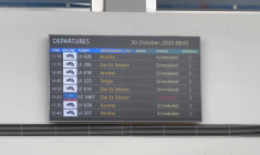 Des passagers bloqués à l'aéroport international de Zanzibar