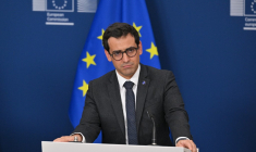 Stéphane Séjourné à Bruxelles, en Belgique, le 4 juin 2025. ( AFP / NICOLAS TUCAT )