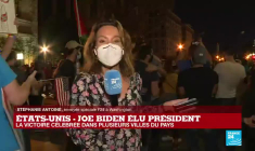 "C'est la fête à Washington" après la victoire de Joe Biden, élu président des États-Unis