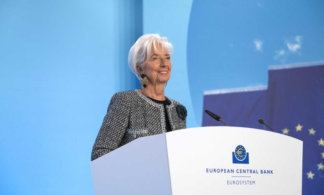 Christine Lagarde, la présidente de la BCE. (crédit : BCE)