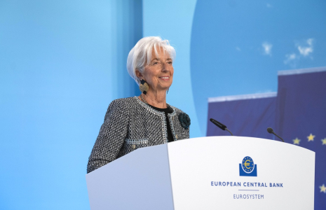 Christine Lagarde, la présidente de la BCE. (crédit : BCE)