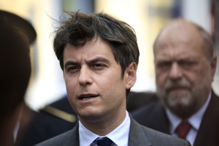 Dès janvier, Gabriel Attal avait affiché sa volonté "d'aller plus loin dans la réforme de l'assurance chômage" ( POOL / VALERY HACHE )