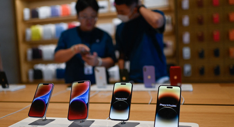 Le marché chinois représente 19,40% du chiffre d'affaires total d'Apple. (© AFP)