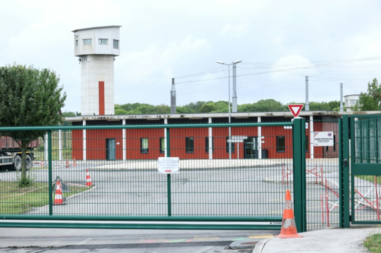 La prison de Vendin-le-Vieil, le 22 juillet 2025 dans le Pas-de-Calais ( AFP / FRANCOIS LO PRESTI )
