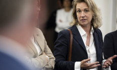 Marylise Léon, à Strasbourg, le 10 juin 2026 ( AFP / ROMEO BOETZLE )