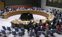 Réunion du Conseil de sécurité de l'ONU, le 19 septembre 2025 à New York ( AFP / ANGELA WEISS )