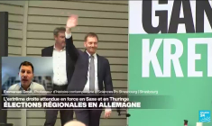 Le partie d'extrême droite AfD pressenti vainqueur dans deux élections régionales allemandes