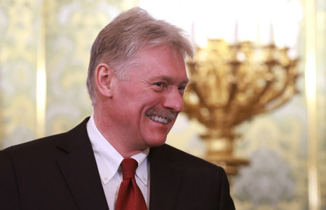 Dmitri Peskov à Moscou, en Russie, le 10 mai 2025. ( POOL / ANTON VAGANOV )