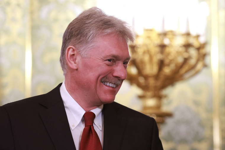 Dmitri Peskov à Moscou, en Russie, le 10 mai 2025. ( POOL / ANTON VAGANOV )