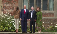 Trump et Starmer assistent à une démonstration aérienne militaire