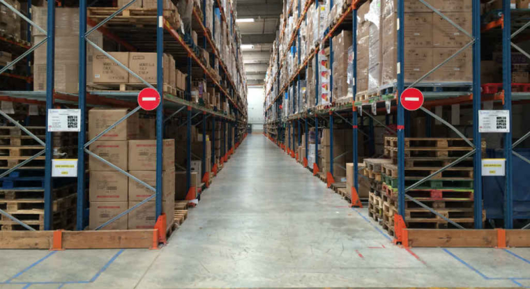 Le centre logistique de Cdiscount à Cestas, en Gironde. (© D. Delmond)