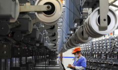 Photo d'archives d'un employé à Lianyungang, en Chine