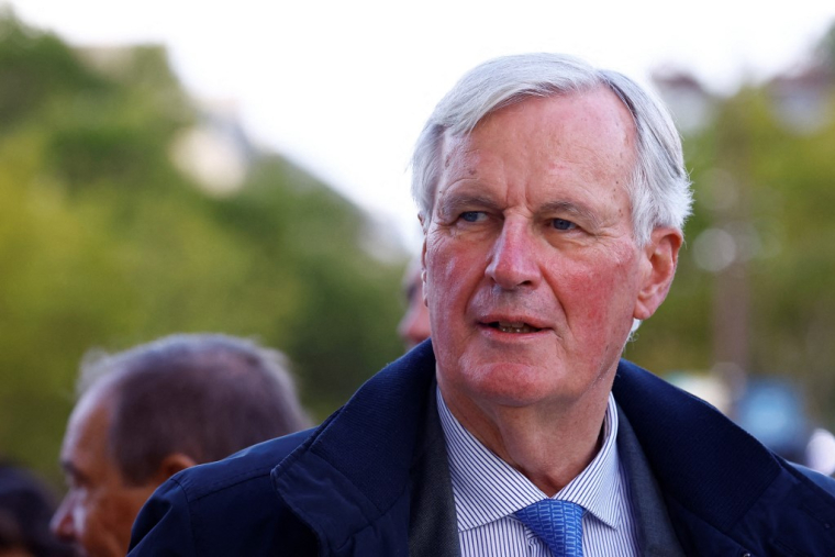 Michel Barnier à Paris, le 14 septembre 2024. ( POOL / SARAH MEYSSONNIER )