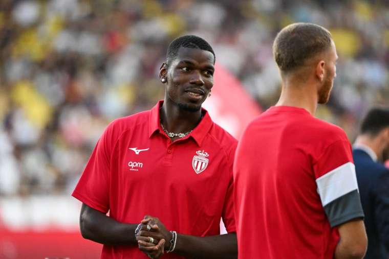 Paul Pogba fait sa première apparition à un entraînement collectif à Monaco