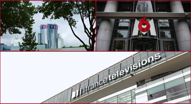 Les principaux acteurs de la télévision française créent une plateforme commune. (© F. Buisson / M. Bureau / J Ayissi / AFP)