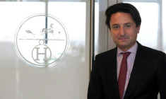 Axel Dumas, patron du groupe de luxe français Hermès, le 3 juin 2013 à Paris ( AFP / Eric PIERMONT )