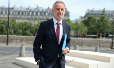Le maire de Paris Emmanuel Grégoire à Paris le 12 juillet 2026 ( POOL / Thomas SAMSON )