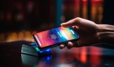 (Crédits photo : Adobe Stock - Paiement effectué avec une carte virtuelle sur le terminal d'un commerçant)