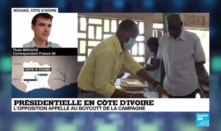 Présidentielle en Côte d'Ivoire : l'opposition appelle au boycott de la campagne
