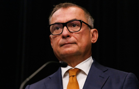 Le président de la Banque fédérale d'Allemagne, Joachim Nagel, le 22 mai 2025 à Banff, au Canada ( AFP / Cole Burston/ )