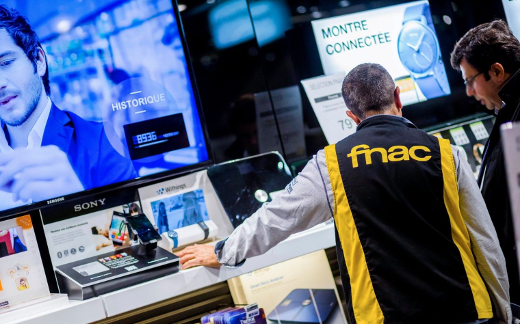 Créé en 2016 à partir de la fusion de la Fnac et de Darty, Fnac Darty devrait réaliser un chiffre d'affaires de 8 milliard d'euros cette année, avec 970 magasins (à fin juin) et 25.000 collaborateurs. (crédit photo : fnacdarty.com / )
