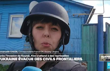 Après l'invasion de Koursk, l'Ukraine évacue des civils frontaliers