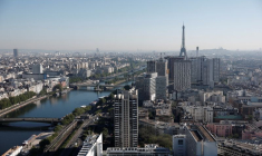 Vue sur les rives de la Seine, à Paris