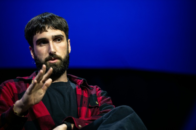 Le fondateur de Cohere, Aidan Gomez,  le 18 septembre 2026 à Montréal, au Canda ( AFP / ANDREJ IVANOV )