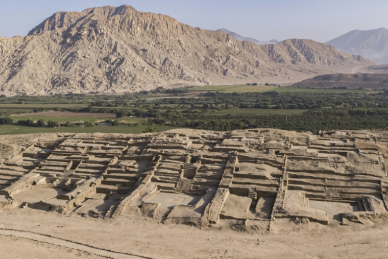 La citadelle de Peñico, dans le nord du Pérou, le 7 juillet 2025 ( Zona Arqueologica Caral / Handout )