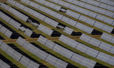 Des panneaux solaires Naturgy. (illustration) ( AFP / OSCAR DEL POZO )