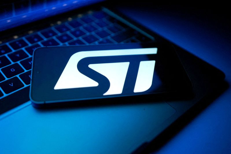 Illustration du logo de STMicroelectronics
