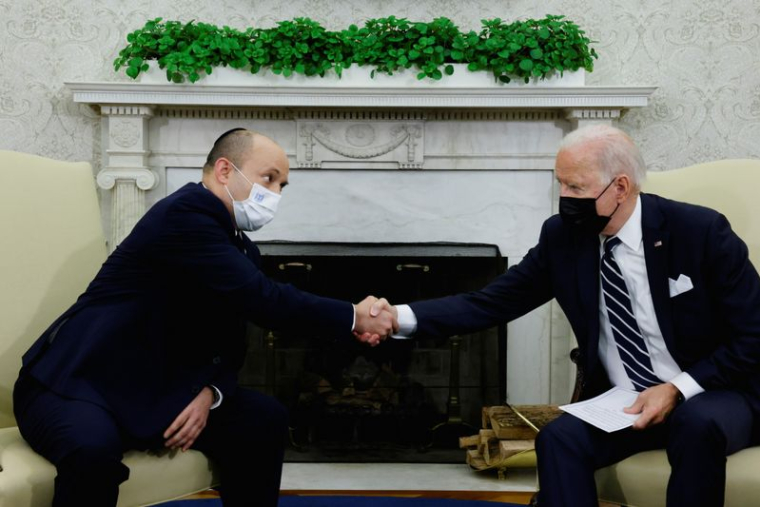 BIDEN ET BENNETT CHERCHENT À SE RAPPROCHER SUR L'IRAN, SUR FOND DE CHAOS AFGHAN