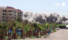 Liban: de la fumée s'élève après une frappe sur un bâtiment près de Tyr