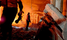 Conséquences des frappes israéliennes, dans le cadre du conflit entre Israël et le groupe islamiste palestinien Hamas, à Rafah