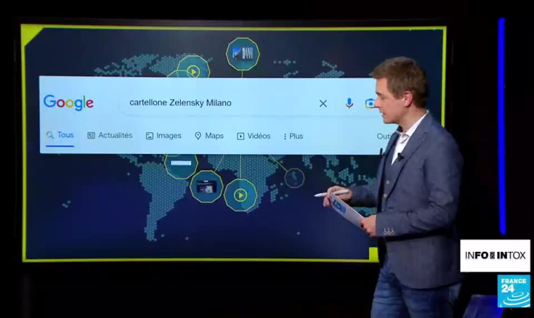 Une publicité anti-Zelensky à Milan au nez et à la barbe de tous ?