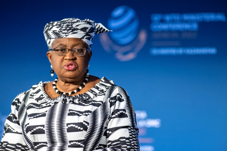 Ngozi Okonjo-Iweala à Genève, en Suisse, le 12 juin 2022. ( POOL / MARTIAL TREZZINI )