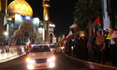 Les rues de Téhéran, en Iran, après l'attaque contre Israël