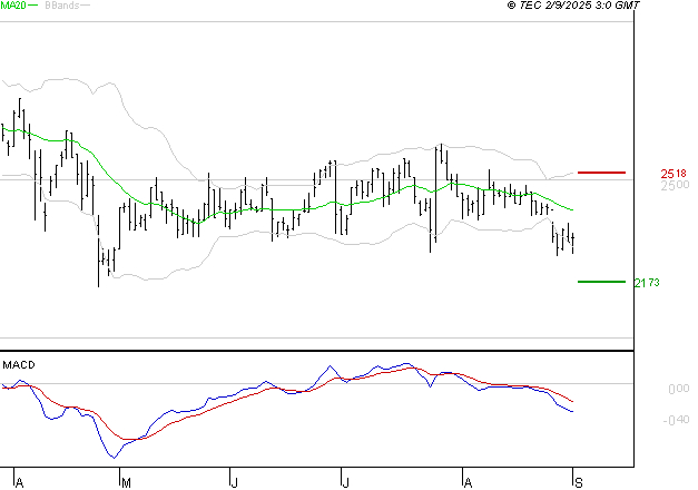 LECTRA : Sous les résistances, une consolidation est probable