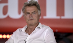 Fabien Roussel à Brétigny-sur-Orge, le 17 septembre 2023. ( AFP / JULIEN DE ROSA )