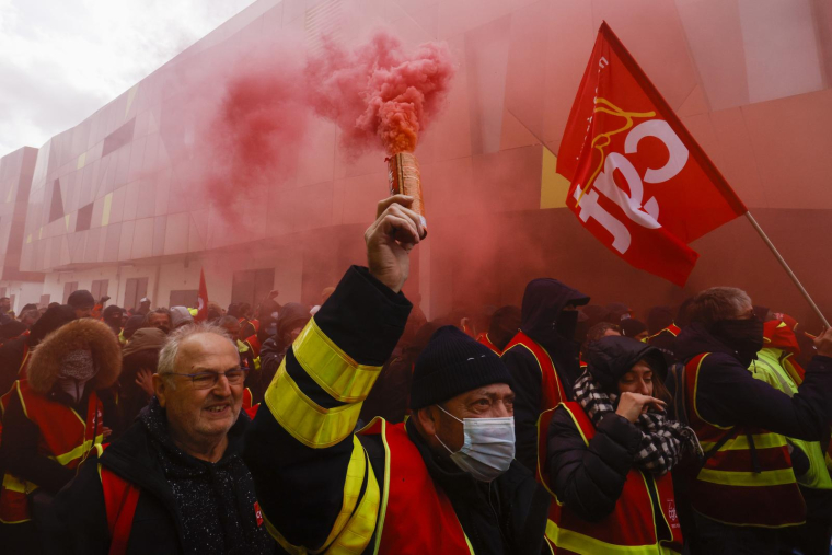 Le courant a été coupé sur le chantier du village olympique à Saint-Denis (illustration) ( AFP / Geoffroy Van der Hasselt )