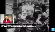 "Les femmes résistantes se sont illustrées pendant la guerre" & le suffrage devient un fait accompli