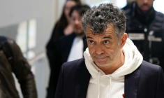 Stéphane Plaza, à Paris, le 18 février 2025. ( AFP / ALAIN JOCARD )