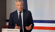 Bruno Le Maire, le 24 avril 2024, à Paris ( AFP / LUDOVIC MARIN )