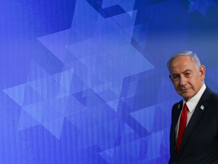 Le Premier ministre israélien Benjamin Netanyahu, le 21 mai 2025 à Jérusalem ( POOL / Ronen Zvulun )