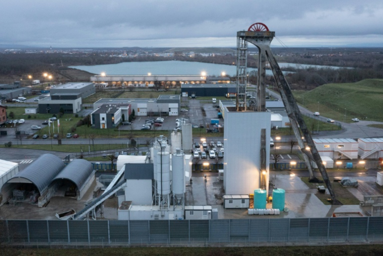 Vue générale du centre de stockage de déchets dangereux Stocamine à Wittelsheim, dans le Haut-Rhin, le 11 janvier 2023 ( AFP / SEBASTIEN BOZON )