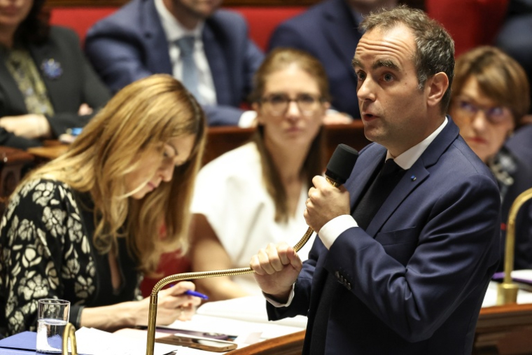 Le Premier ministre Sébastien Lecornu à l'Assemblée nationale à Paris le 27 octobre 2026 ( AFP / SIMON WOHLFAHRT )