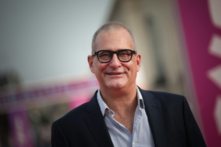 Le président de l'Institut national de l'audiovisuel (INA) Laurent Vallet le 6 septembre 2023 au festival du film américain de Deauville ( AFP / LOU BENOIST )