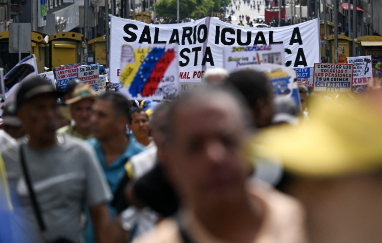 Caracas, le 12 mars 2026. ( AFP / JUAN BARRETO )